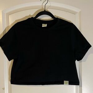 Black Crop Top. XL